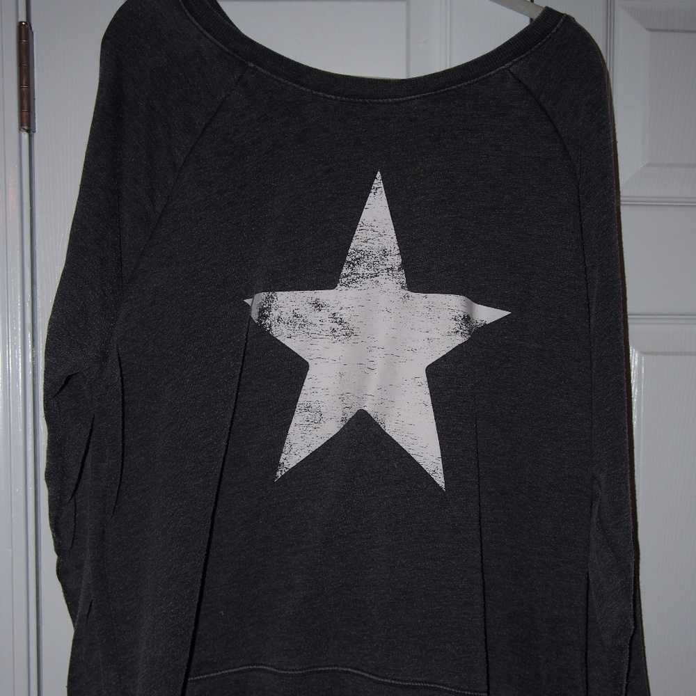 Distressed Star Sweatshirt